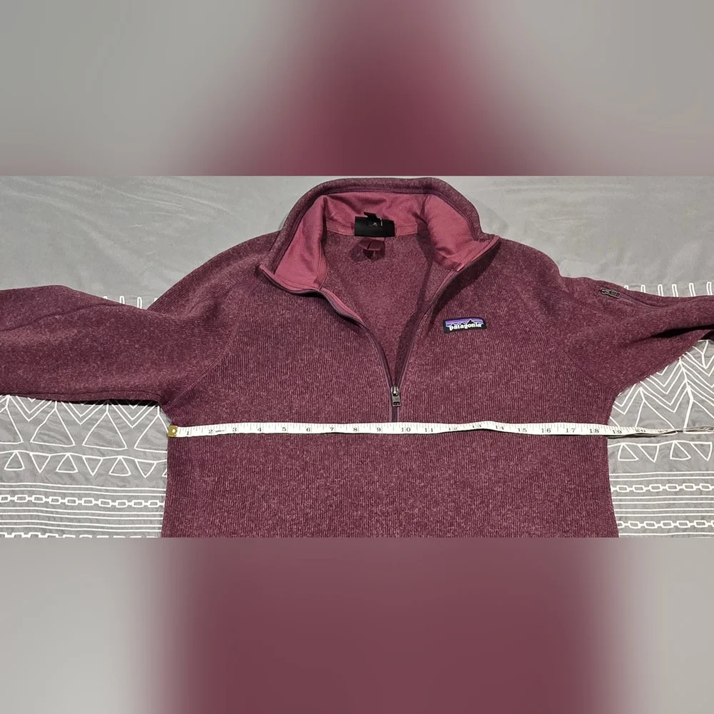 Patagonia Womens Better Sweater Quarter Zip Fleece Size Medium - Picture 8 of 8